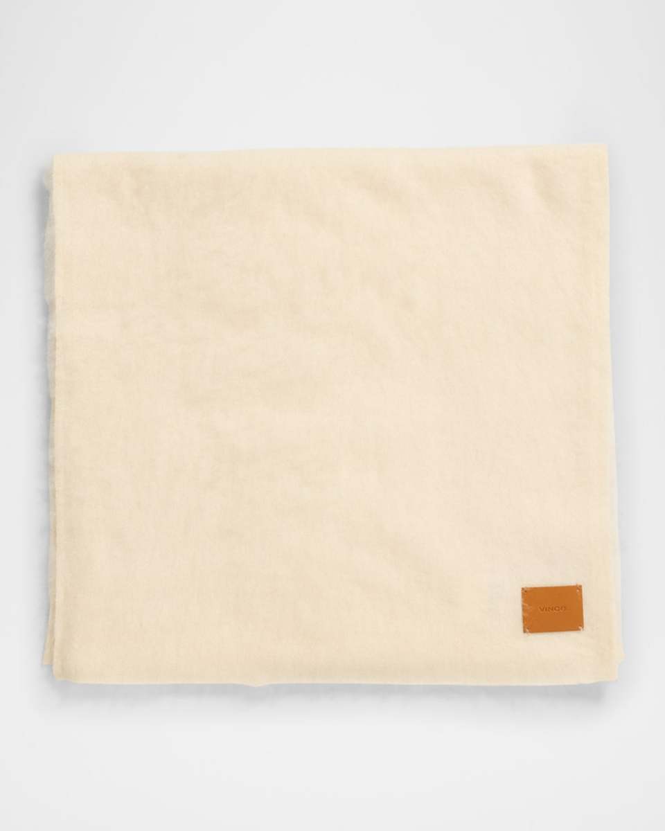 Brushed Cashmere Oversized Scarf